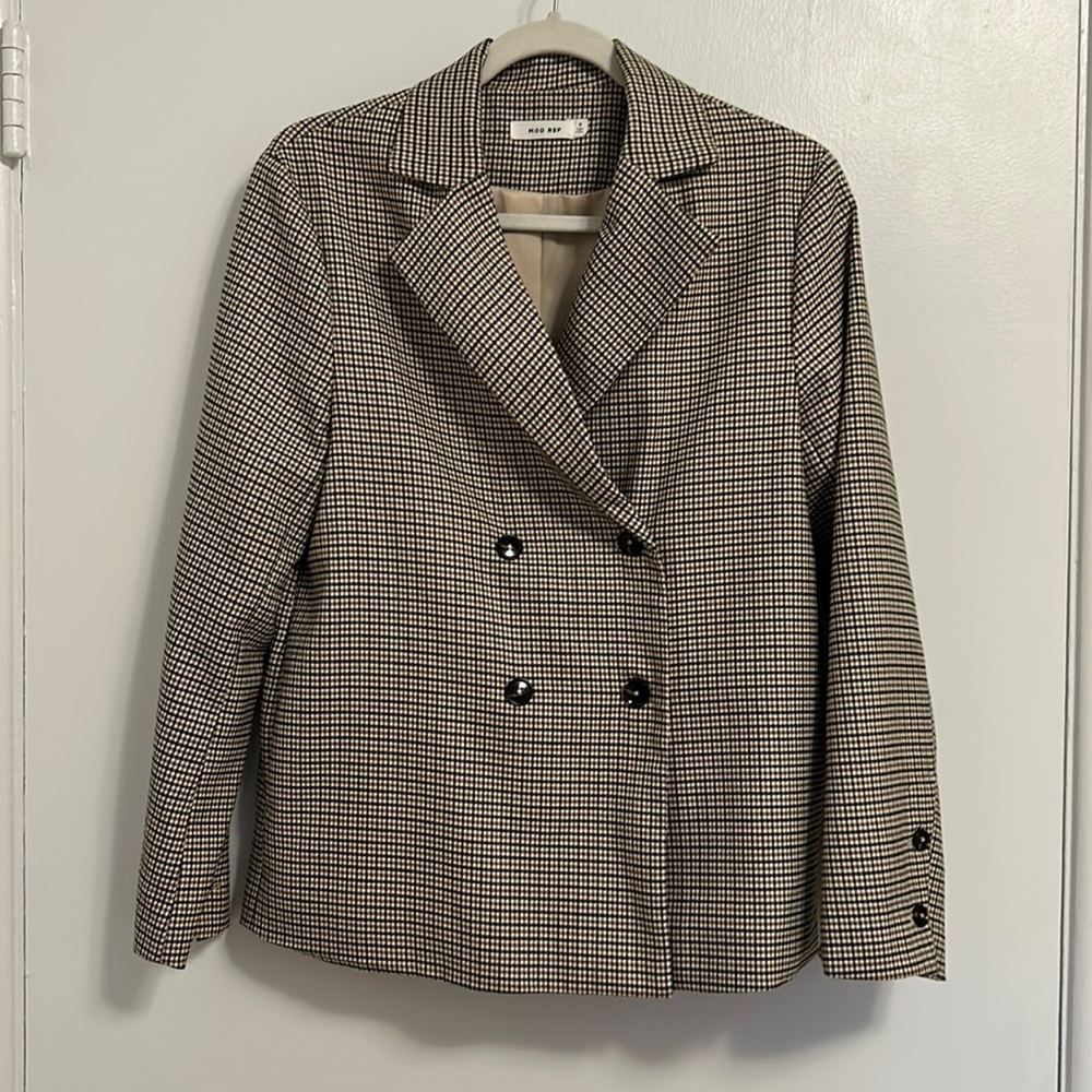 Mod Ref Plaid Blazer